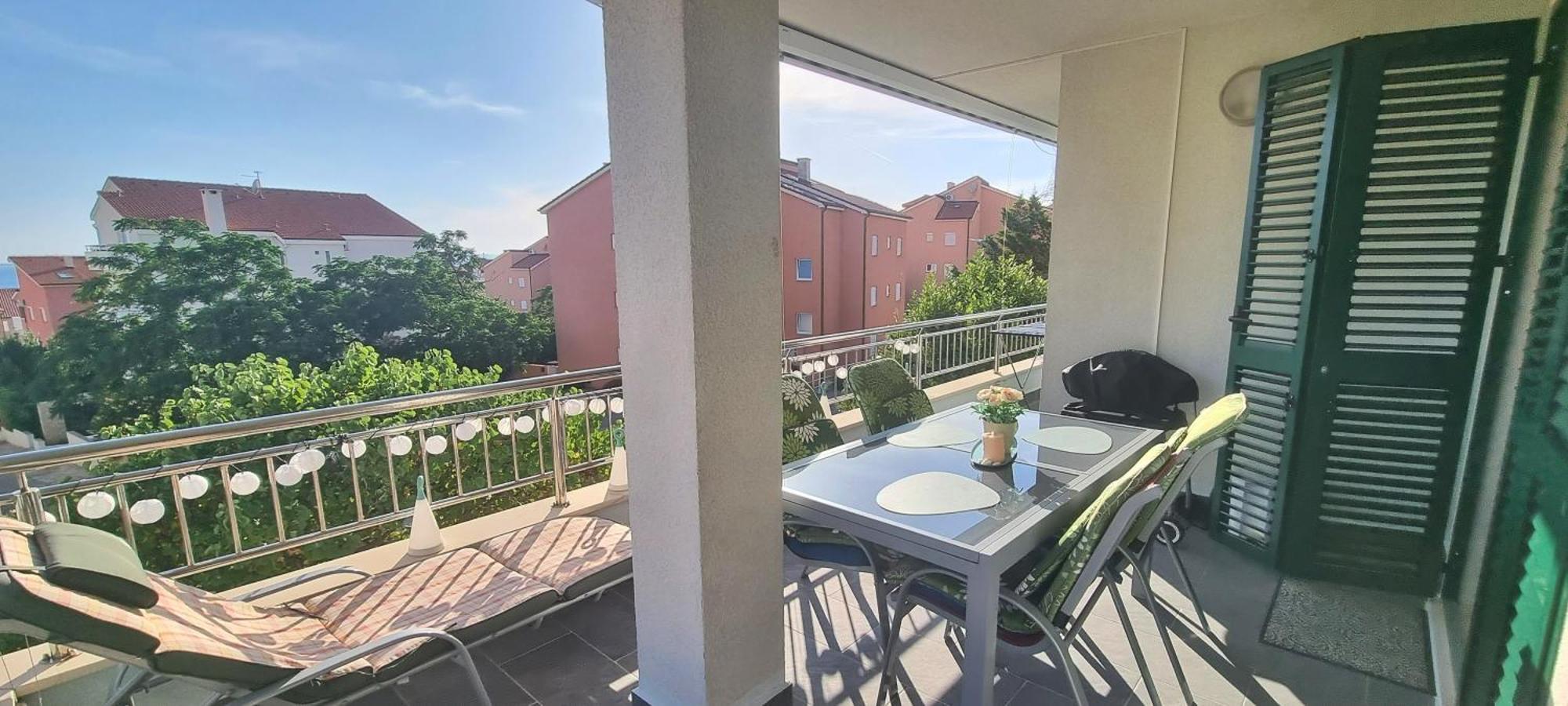 Apartment Zana Novalja Eksteriør bilde
